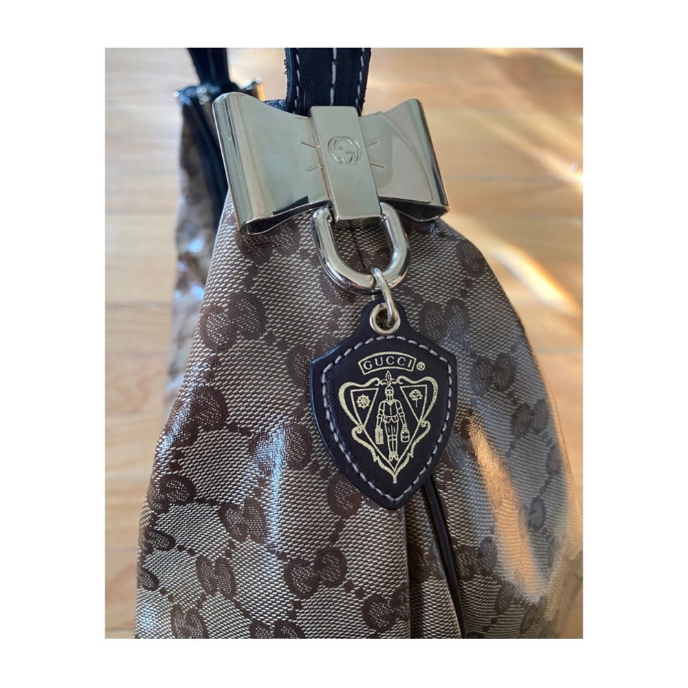 Gucci Tan GG Coated Canvas Duchessa Hobo Bag - Picture 2 of 11